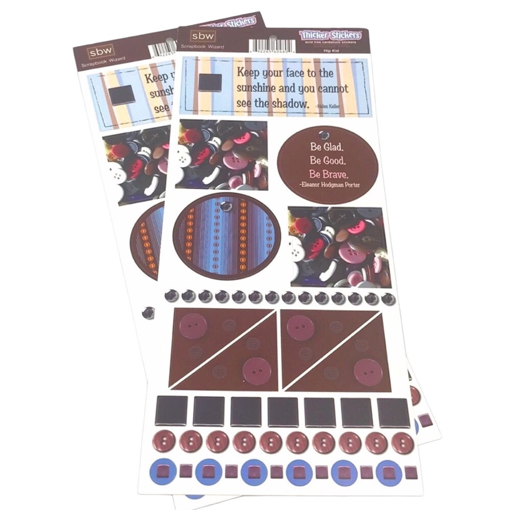 Scrapbook Hip Kid Sticker Set